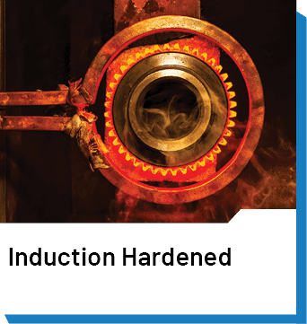 Induction hardened gear