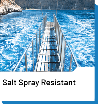 Bridge dock that has salt spray resistant